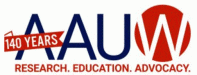 Special AAUW logo celebrating 140th year anniversary